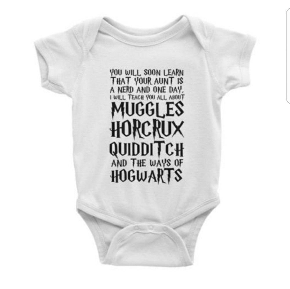 Aunt Nerd Baby Onesie